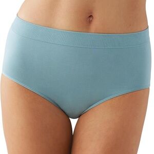 Wacoal Women's B-Smooth Brief Panty, Stone Blue, Medium NWT